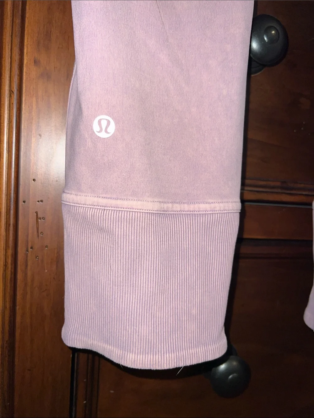 lululemon athletica Dusty Mauve High-Rise Ribbed Waist Leggings